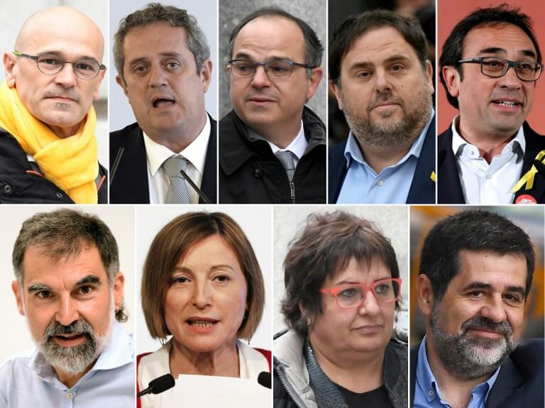 Catalan leaders in jail