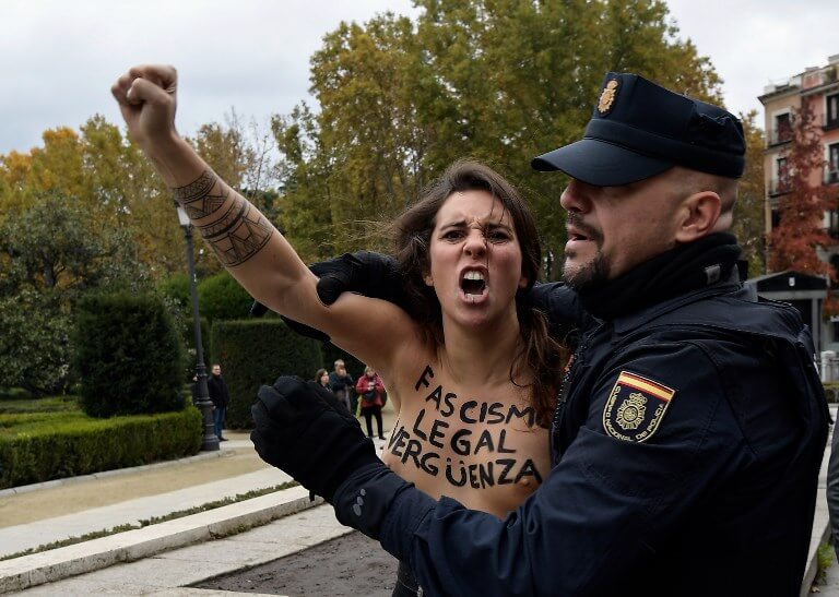 Femen protest