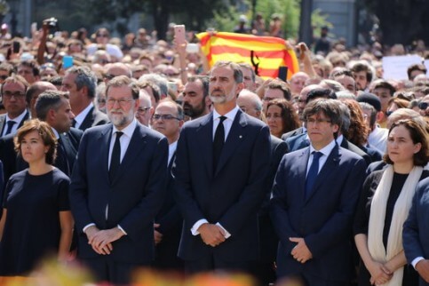 Felipe VI, Puigdemont and Rajoy