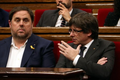 Oriol Junqueras and Carles Puigdemont