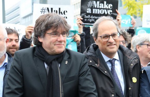 Puigdemont and Torra in Brussels