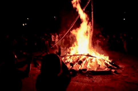 Sant Joan bonfire