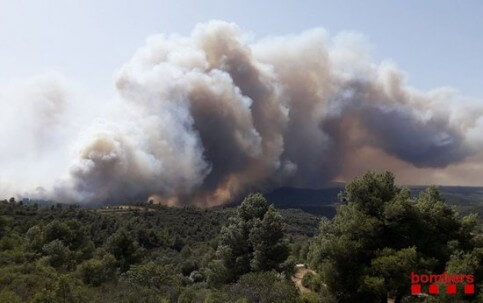 Wildfire in Catalonia