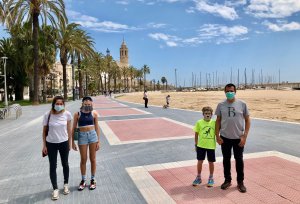 Family in Sitges