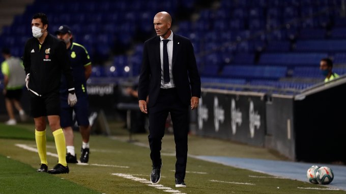 Real Madrid coach Zidane