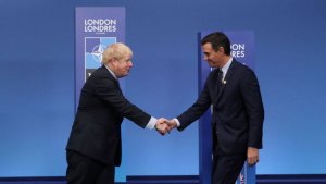 Boris Johnson and Pedro Sánchez