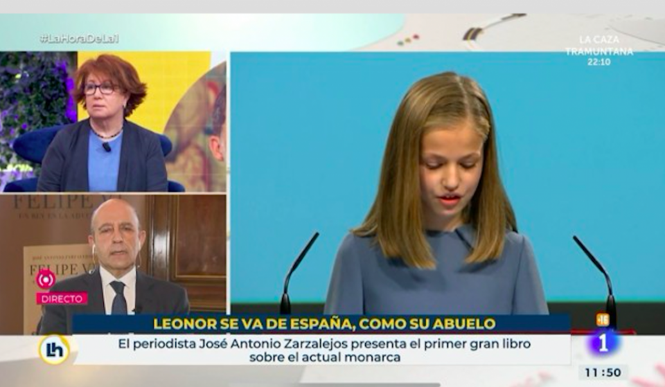 'Leonor is leaving Spain, like her grandfather'