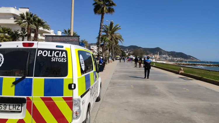 The local police of Sitges