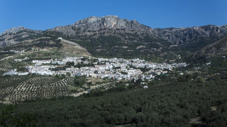Panoramic view of Cazorla in the province of Jaén.