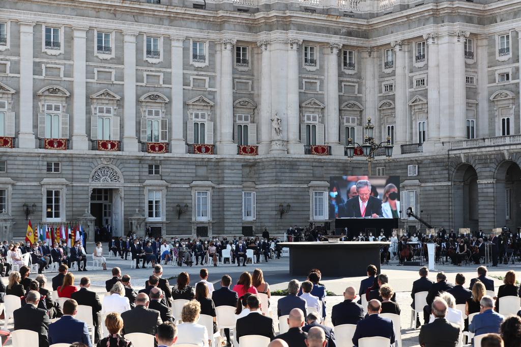 Image of the ceremony held at the Royal Palace in Madrid