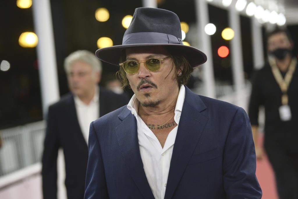 Johnny Depp at the San Sebastian Film Festival