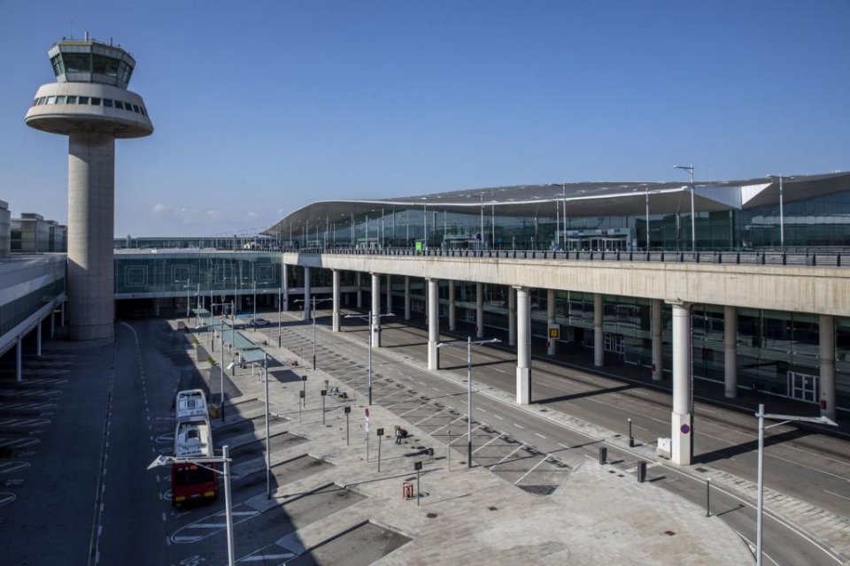 Terminal 1 at Josep Tarradellas Barcelona-El Prat airport.