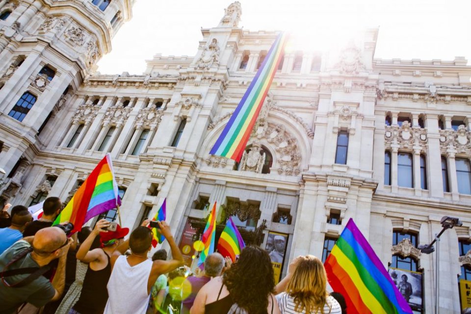 Archive image from Gay Pride in Madrid in 2019.