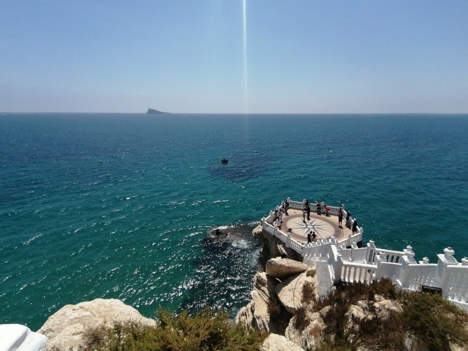 Viewpoint of Punta Canfali in Benidorm.