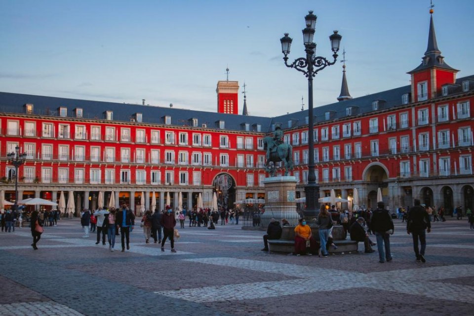 Plaza Mayor, Madrid.