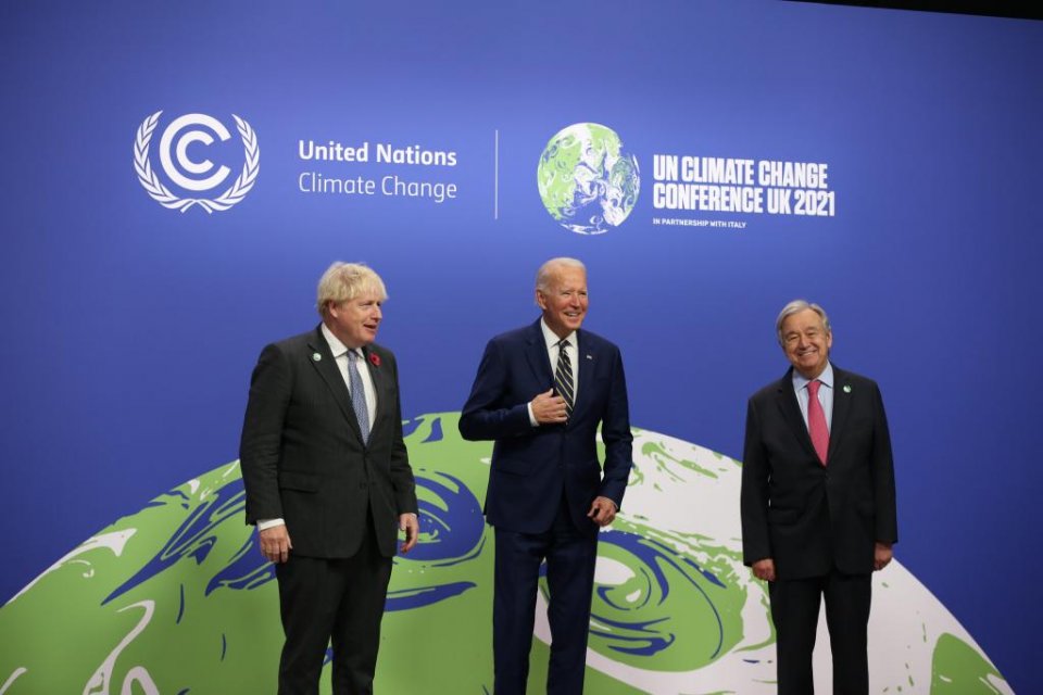 Boris Johnson, Joe Biden and António Guterres