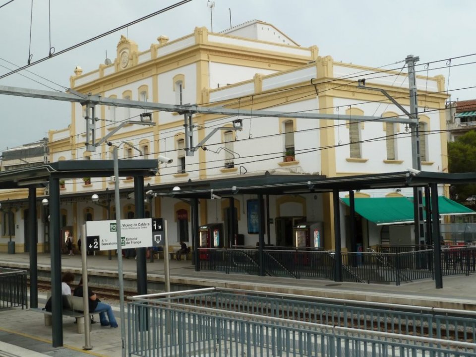 An archive image of Sitges station.