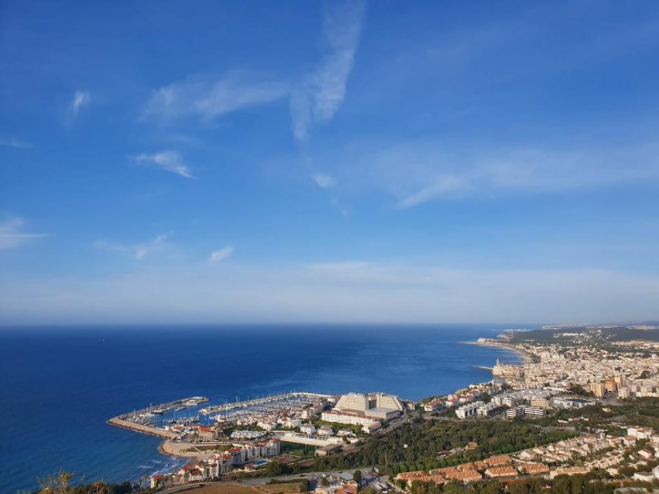 Panoramic view of Sitges.