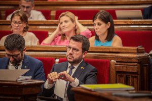 Pere Aragonès with Jordi Puigneró