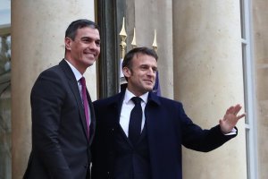 Pedro Sánchez and Emmanuel Macron