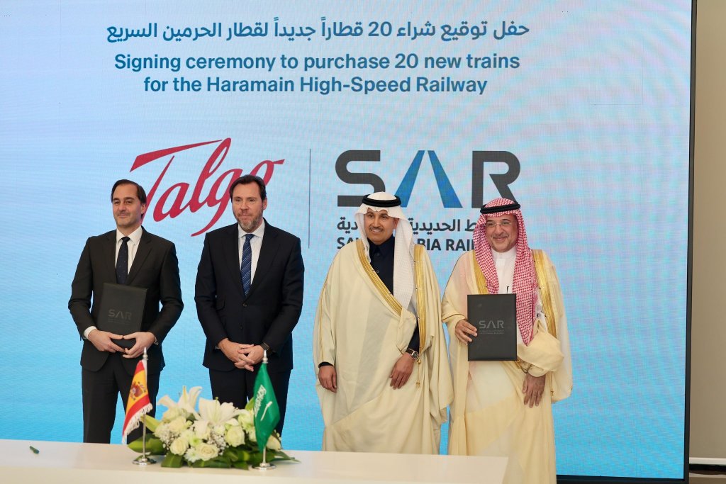 Saudi Arabia orders 20 more high-speed trains from Spain’s Talgo group