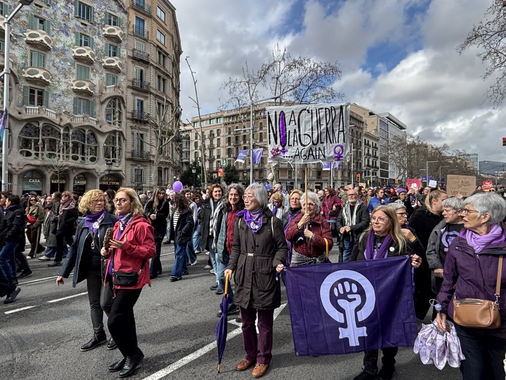 Spain joins Europe-wide Women’s Day rallies calling for equality, an end to gender violence and wars