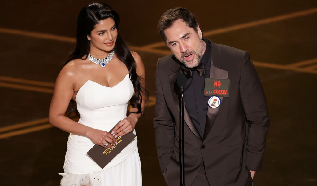 Spanish actor Javier Bardem sparks applause with ‘no to war’ and ‘free Palestine’ remark at Oscars